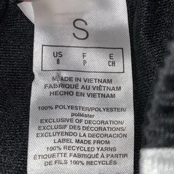 ADIDAS tricot joggers pull on elastic waistband 2 side slip pockets NEW size 8 - Picture 6 of 12